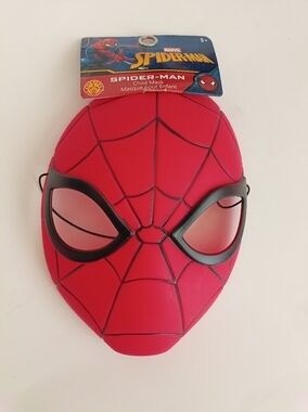 Marvel Spider-Man Red and Black Child Mask For Ages 6+